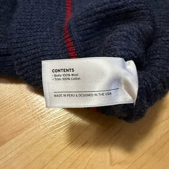 Best Made Co. Guide Sweater - Men's Size Small (100% Wool & Waxed Cotton) - Picture 7 of 12